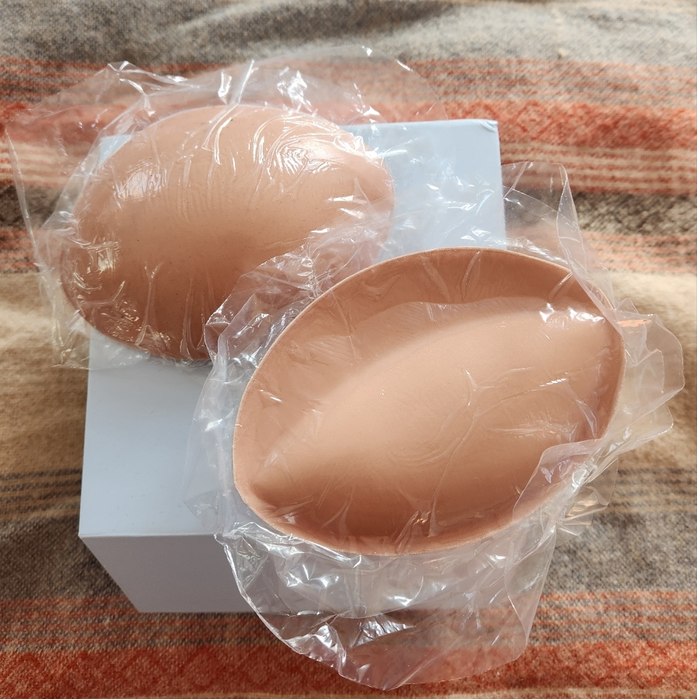 Boomba Demi Boost inserts bra beige one size used once